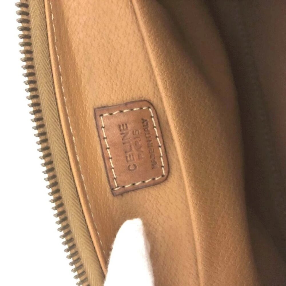 CELINE Macadam PVC Cosmetic Pouch Bag Brown/7BH0106 - Picture 8 of 8